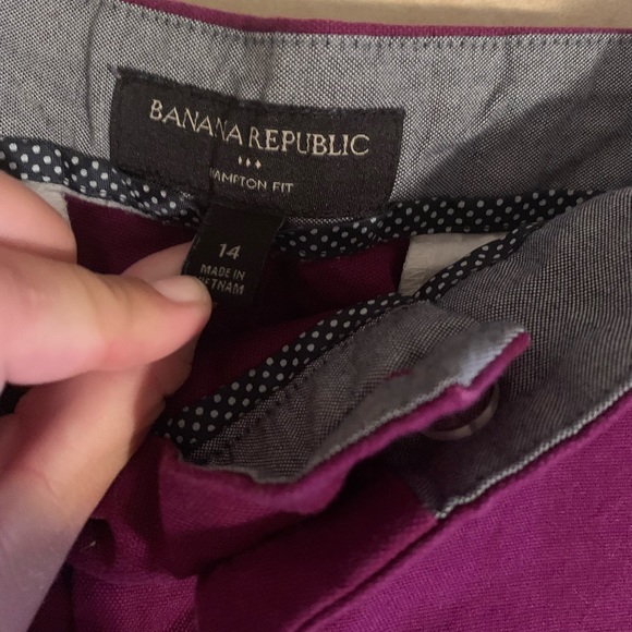 Banana Republic EUC purple Hampton fit shorts - Picture 3 of 4